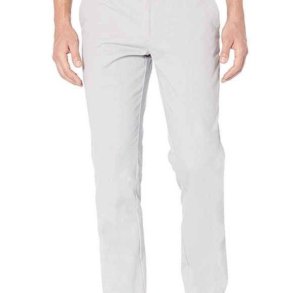 2 Pairs Mens Slim Fit Wrinkle Resistant Chino Pants 34x32 - Picture 3 of 6